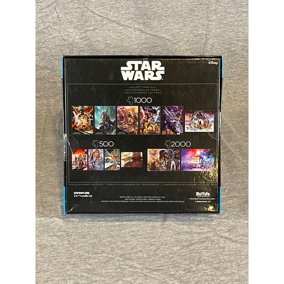 Buffalo Games & Puzzles Star Wars Comic Book Collage 1000 Piece Puzzle New - Picture 2 of 3